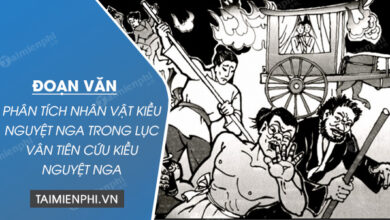 doan van phan tich nhan vat kieu nguyet nga trong luc van tien cuu kieu nguyet nga