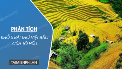 phan tich kho 5 bai tho viet bac